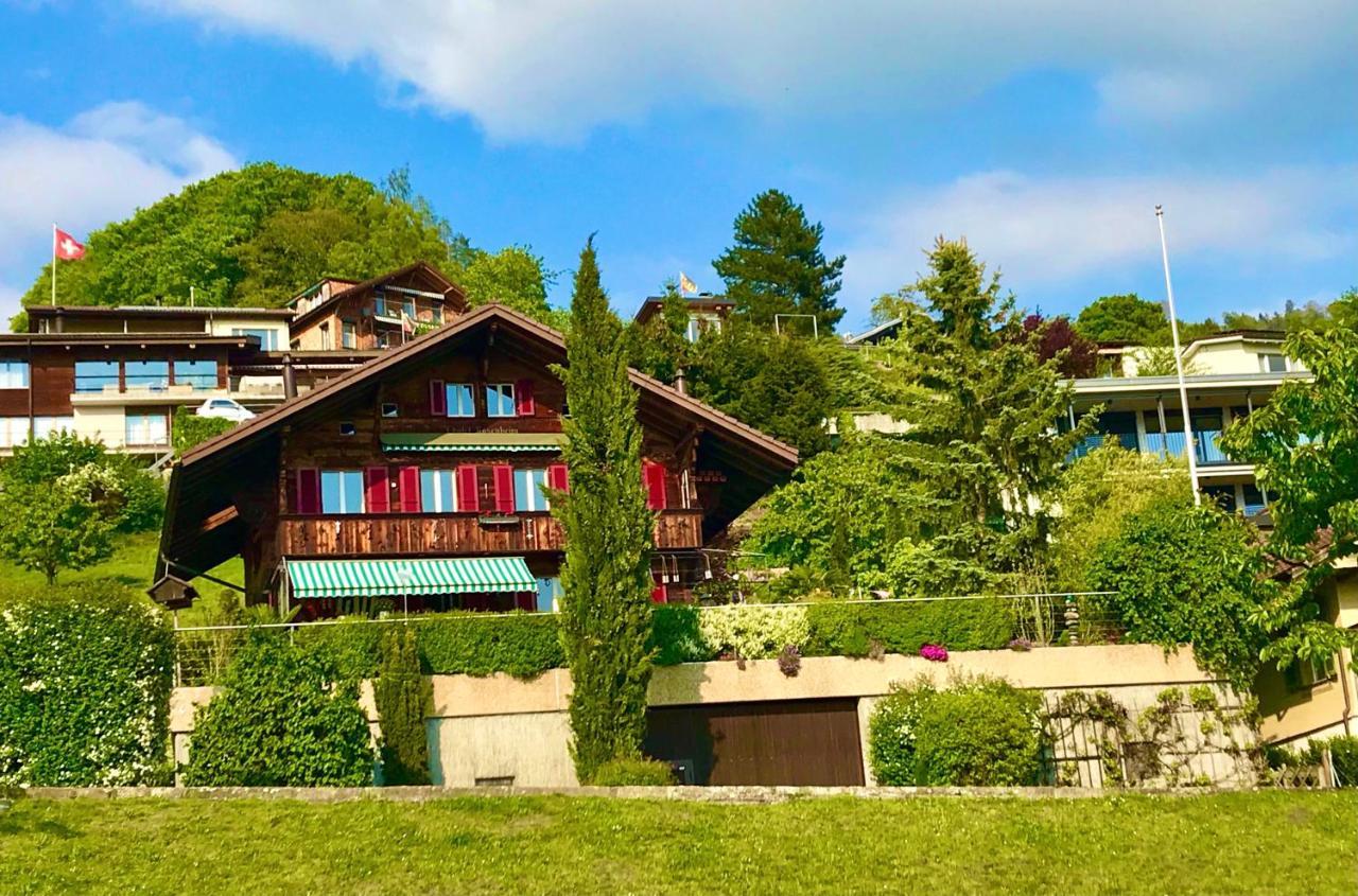 Chalet Oberhofen Am Thunersee Apartment Exterior photo